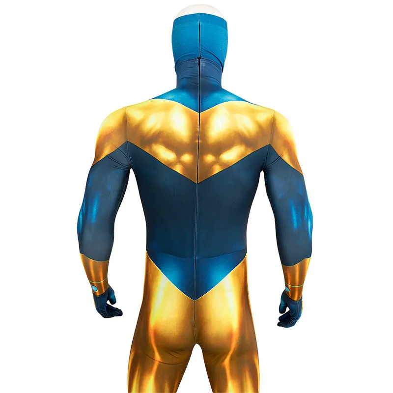 Animed Booster Gold Cosplay Michael Jon Carter Costume Jumpsuits Halloween Carnival Suit