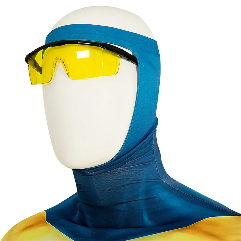 Animed Booster Gold Cosplay Michael Jon Carter Costume Jumpsuits Halloween Carnival Suit