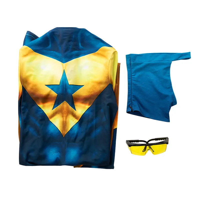 Animed Booster Gold Cosplay Michael Jon Carter Costume Jumpsuits Halloween Carnival Suit