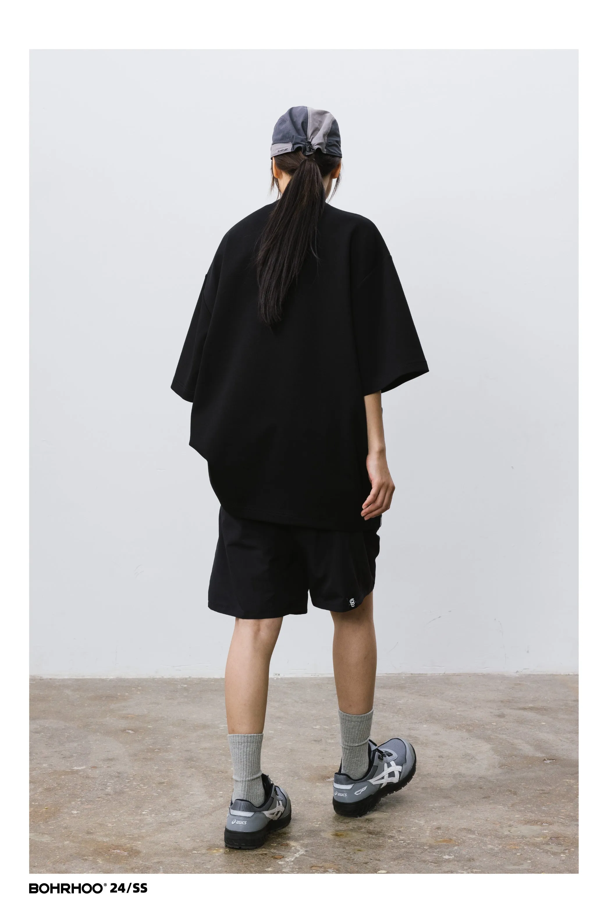 BOHRHOO ルーズポケットエアレイヤーベースTシャツ BHH006