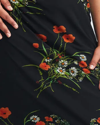 Bouquet Mesh Dress | Print