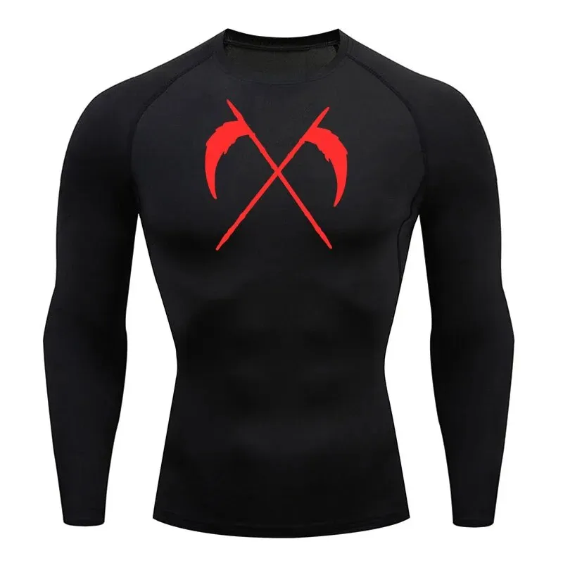 Dark Saiyan Long Sleeve Compression Shirt
