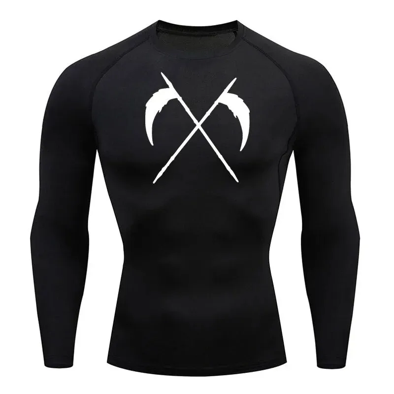 Dark Saiyan Long Sleeve Compression Shirt