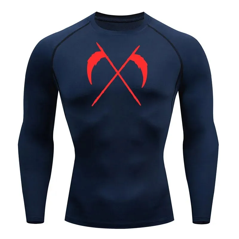Dark Saiyan Long Sleeve Compression Shirt