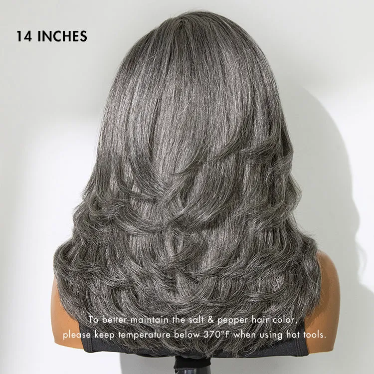 Exclusive Sale | Effortlessly Chic Layered Haircut Wavy Glueless HD Minimalist Lace Short Wig