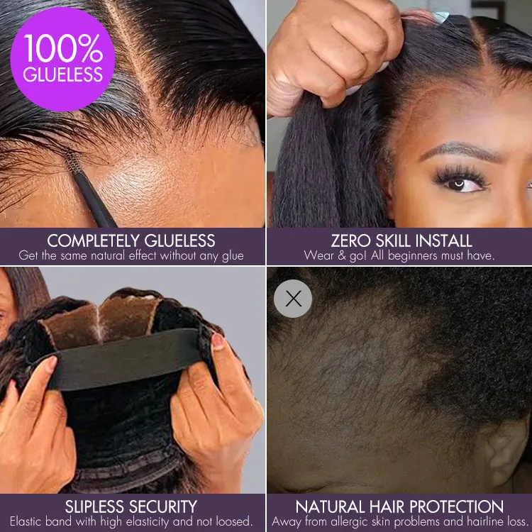 Exclusive Sale | Effortlessly Chic Layered Haircut Wavy Glueless HD Minimalist Lace Short Wig