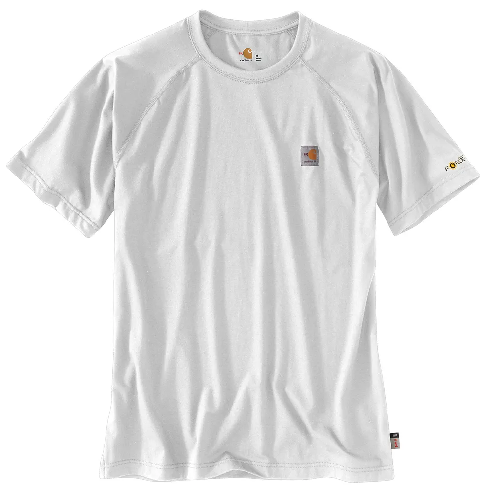 FR FORCE SHORT SLEEVE T-SHIRT - 051-Light Gray | Carhartt 102903