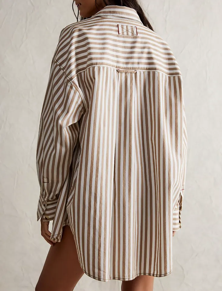 Freddie striped oversize shirt