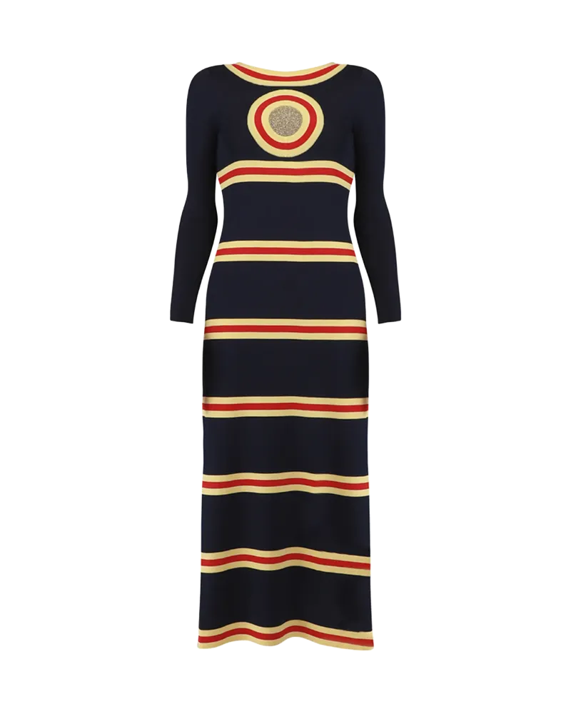 Geometric Knit Dress