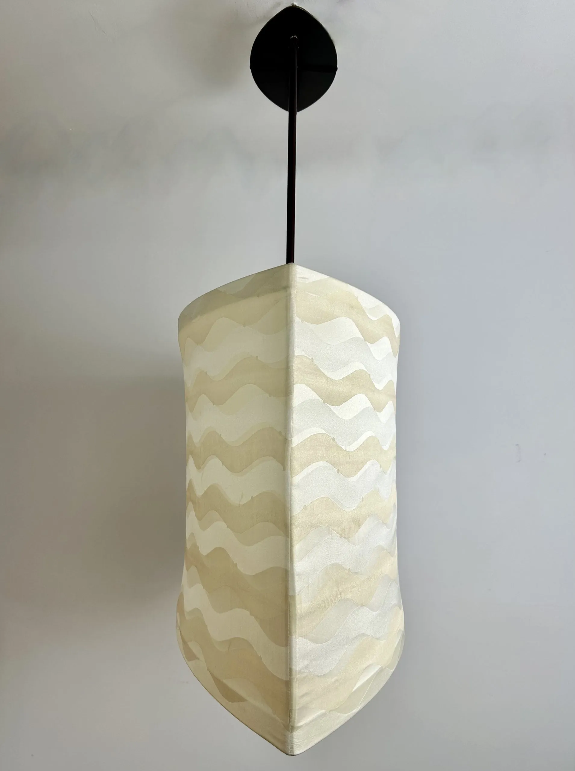 Hanging Light, Elliptical, Contemporary, Two Bulb