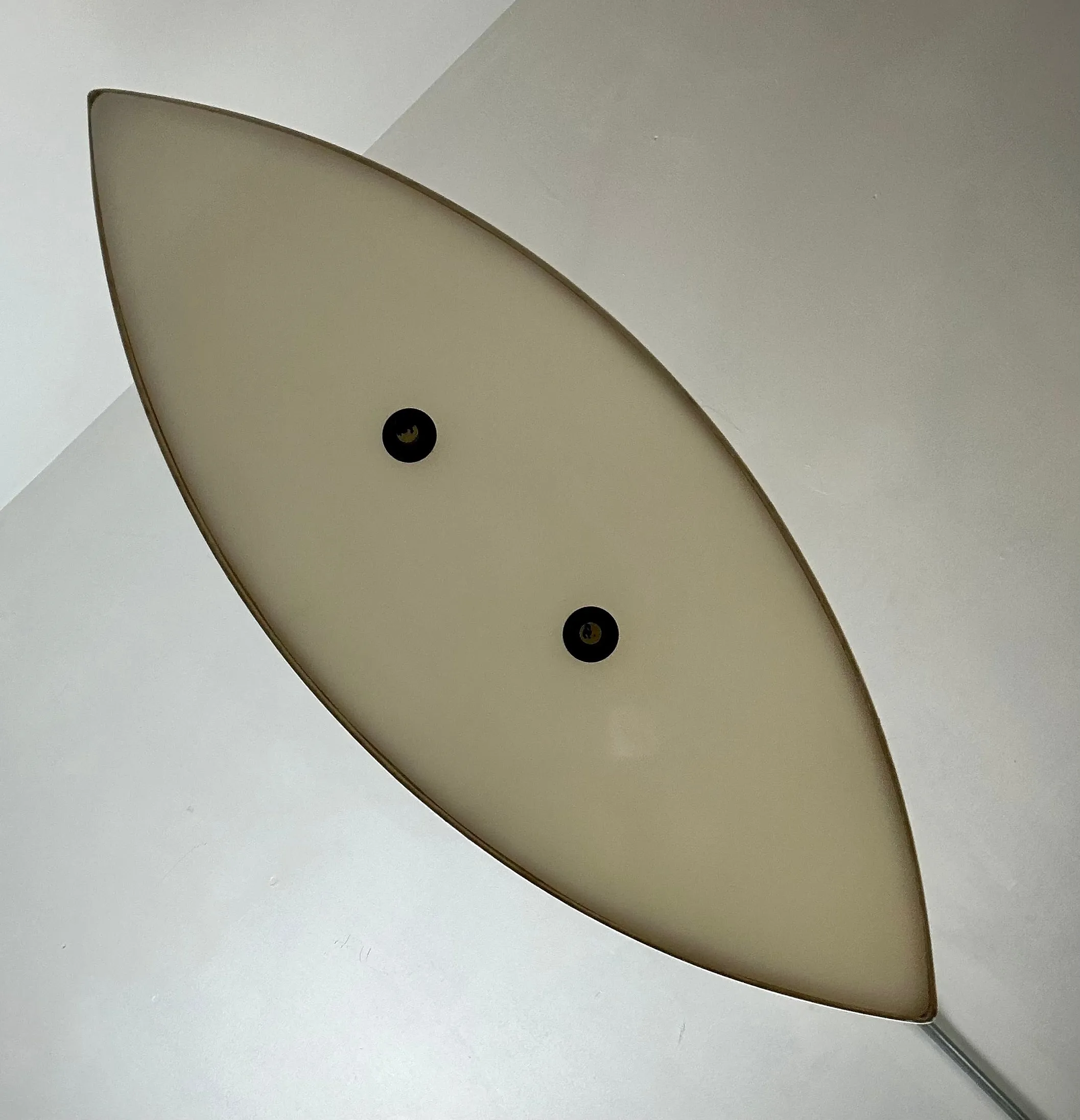 Hanging Light, Elliptical, Contemporary, Two Bulb