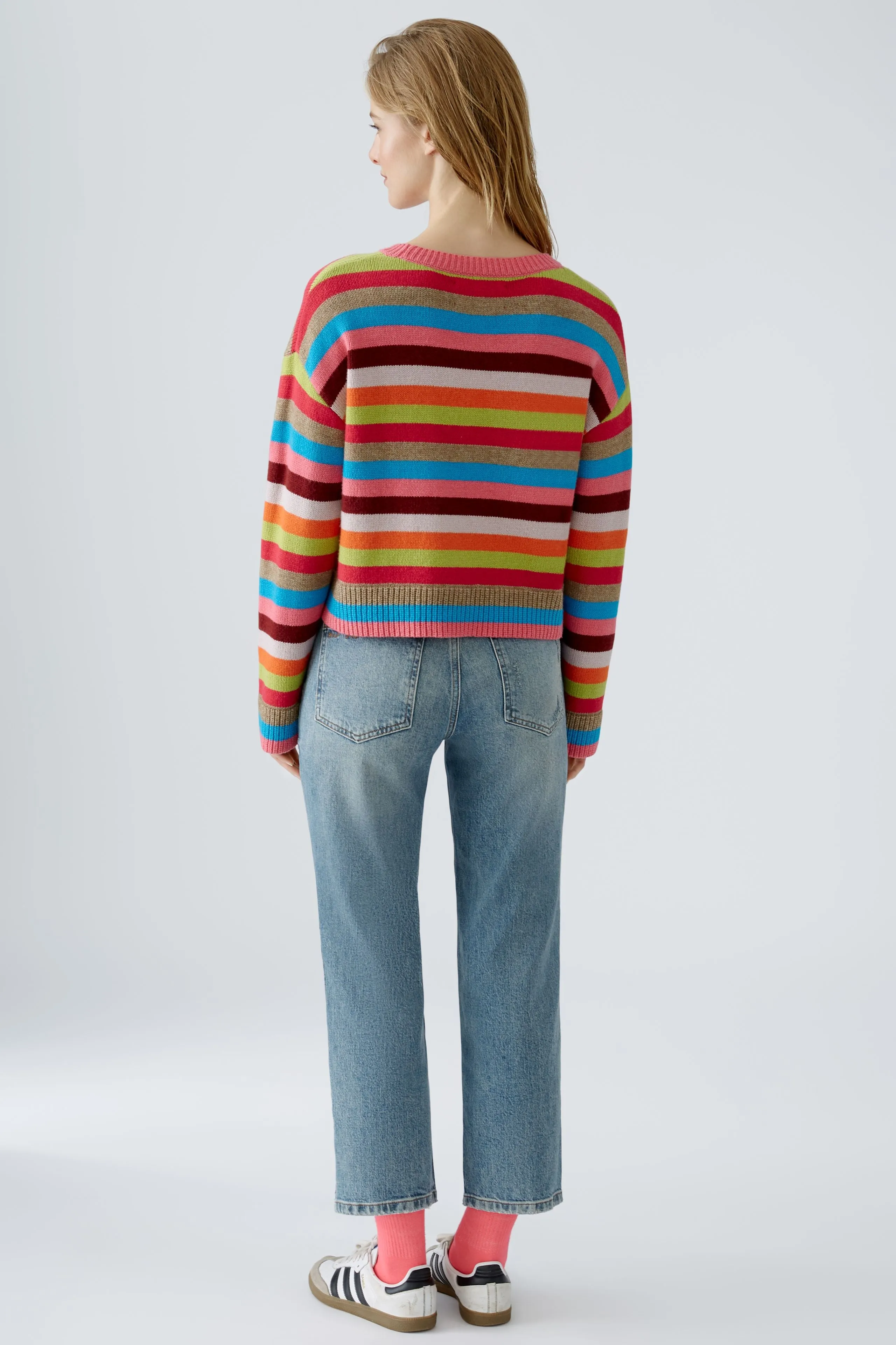 Jumper in Red/Blue