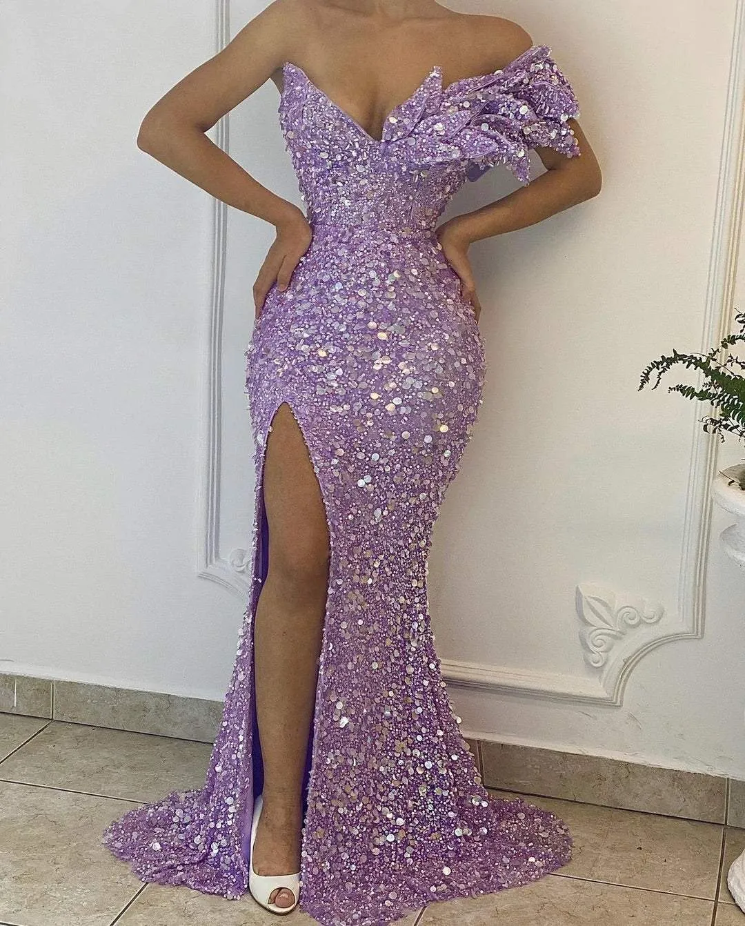 Little Princess Purple Evening Dress