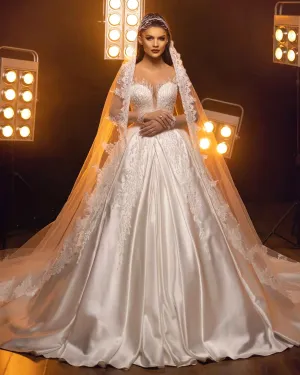 Maddison Long Off Shoulder Wedding Dress