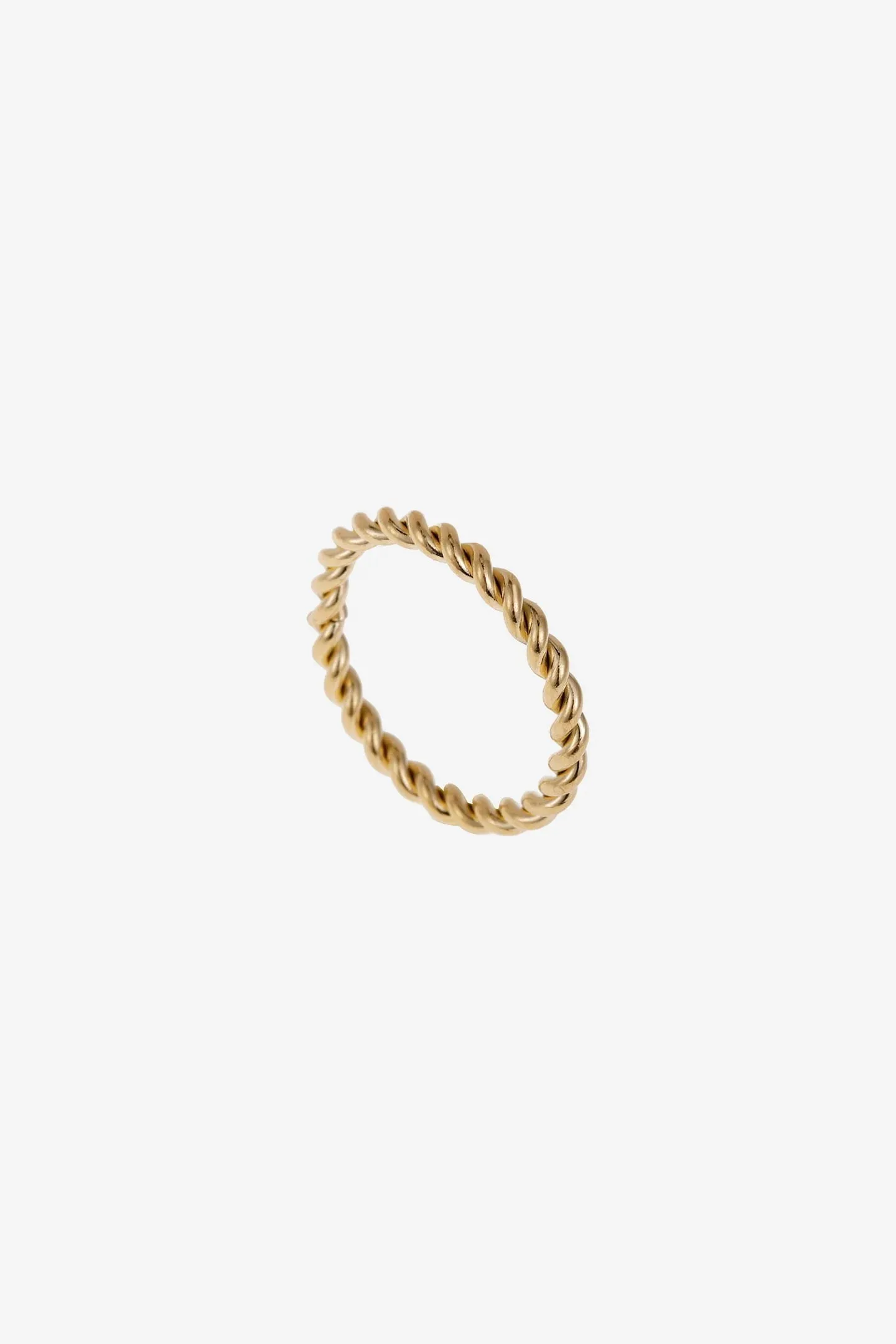 Minimalist Twisted Ring | Gold