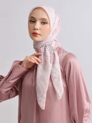 ORVA RAYA SIGNATURE SCARF BABY PINK