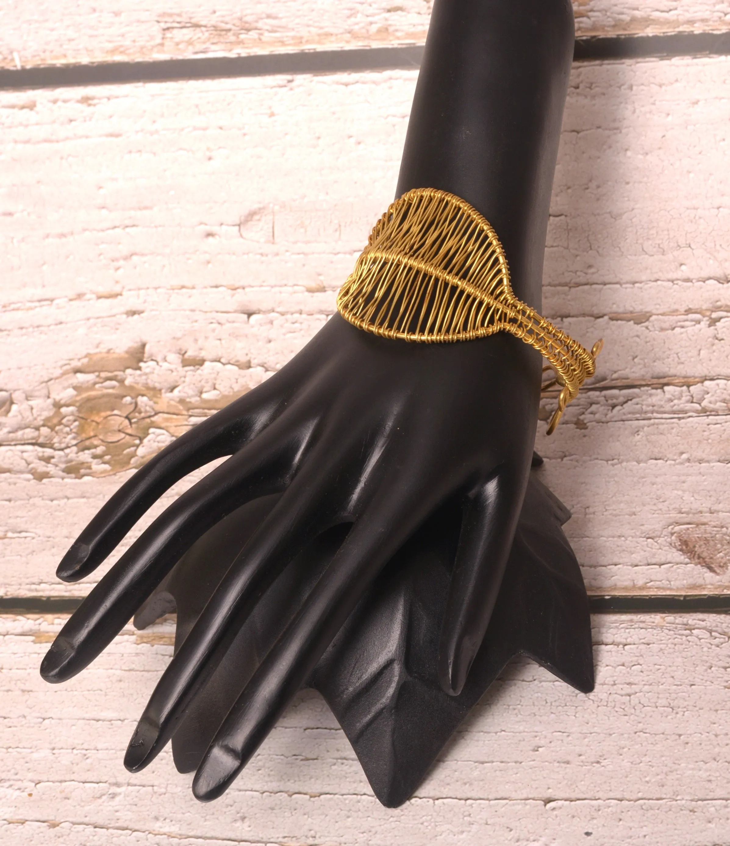 Pari Contemporary Dokra Bracelet