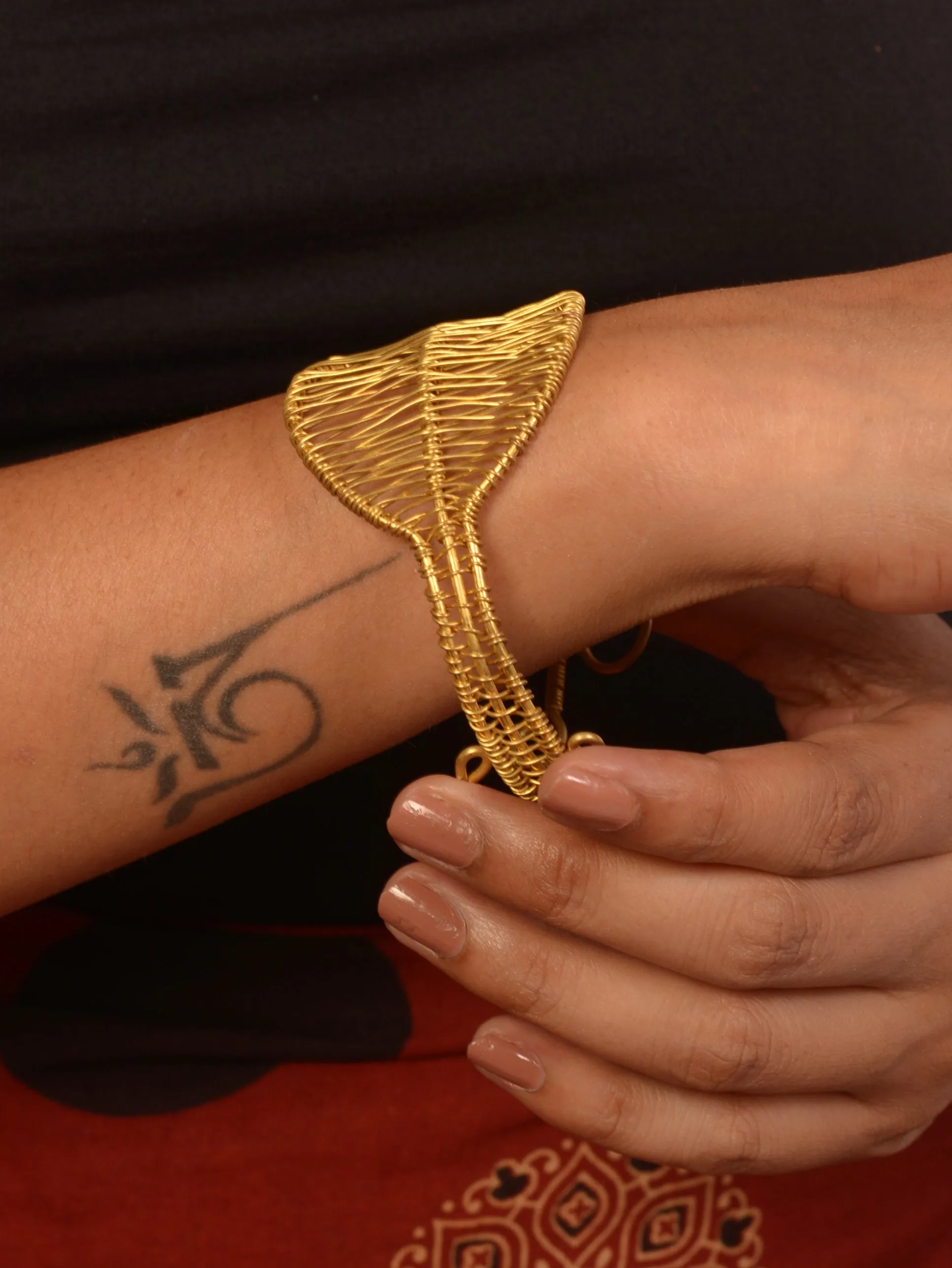 Pari Contemporary Dokra Bracelet
