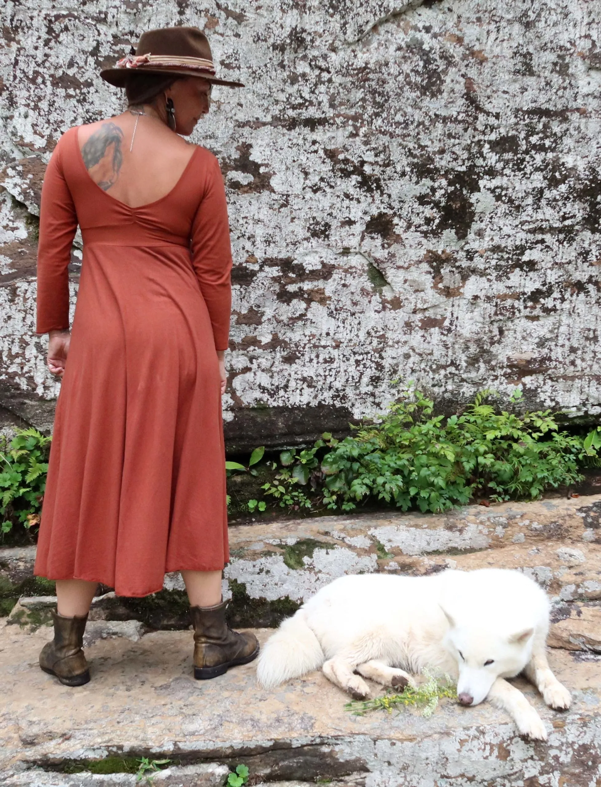 Scorpio Wanderer Below Knee Dress