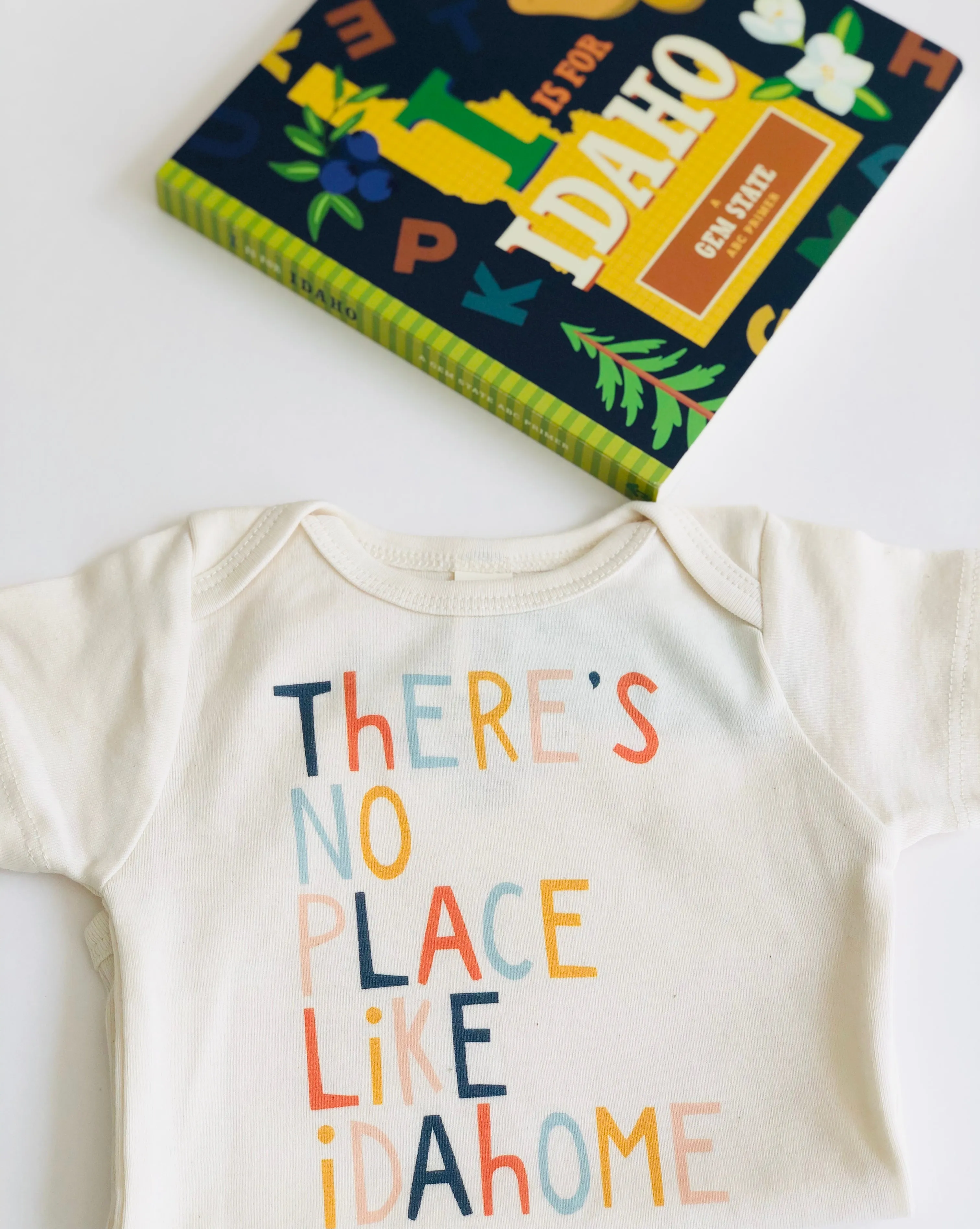 There’s No Place Like Idaho Organic Bodysuit OR Tee Shirt - Idahome