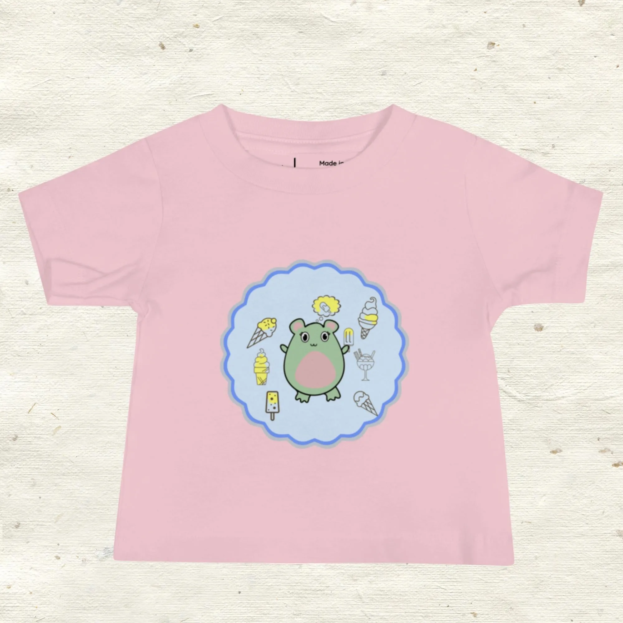 Think Ice Cream Circle Baby Jersey Short Sleeve Tee