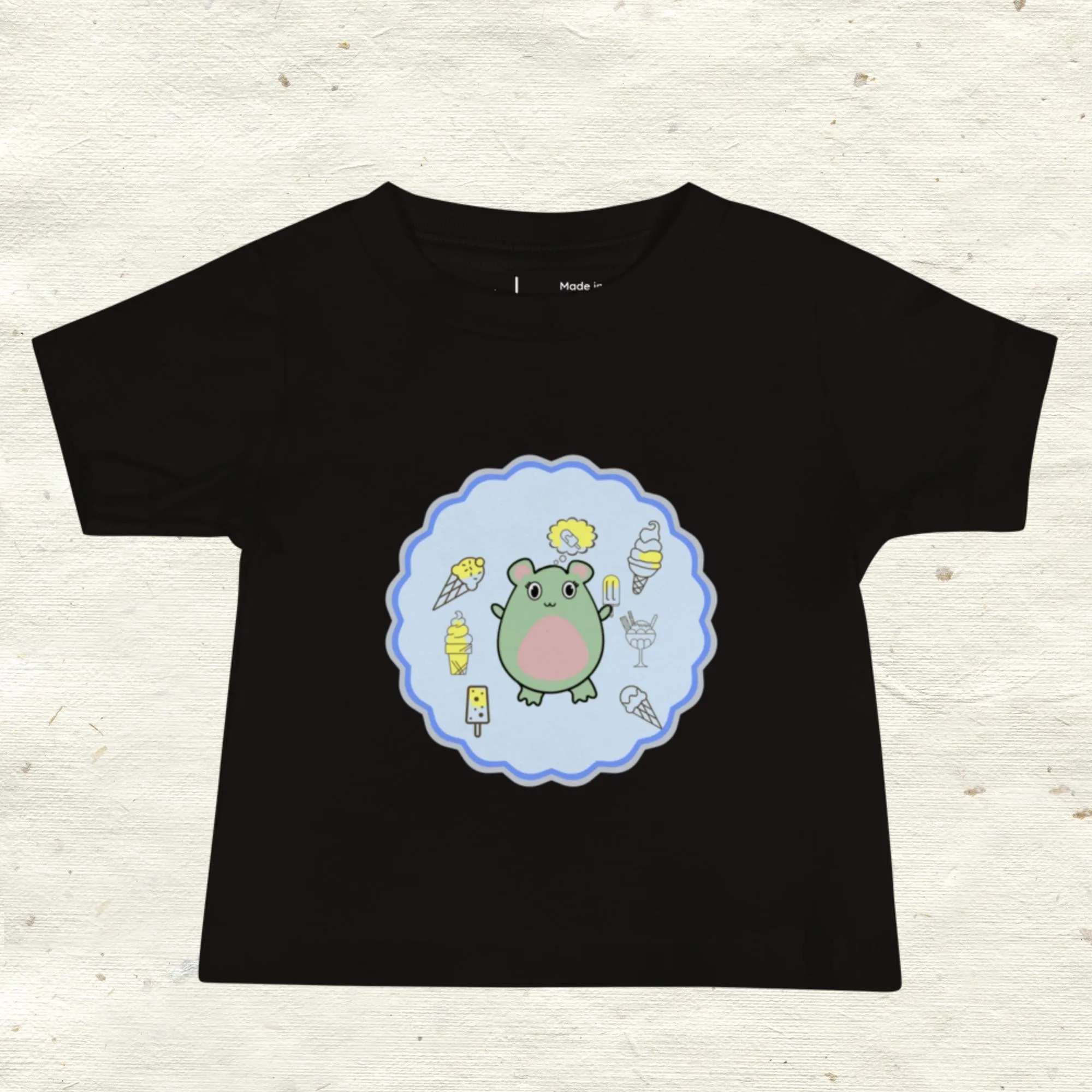 Think Ice Cream Circle Baby Jersey Short Sleeve Tee