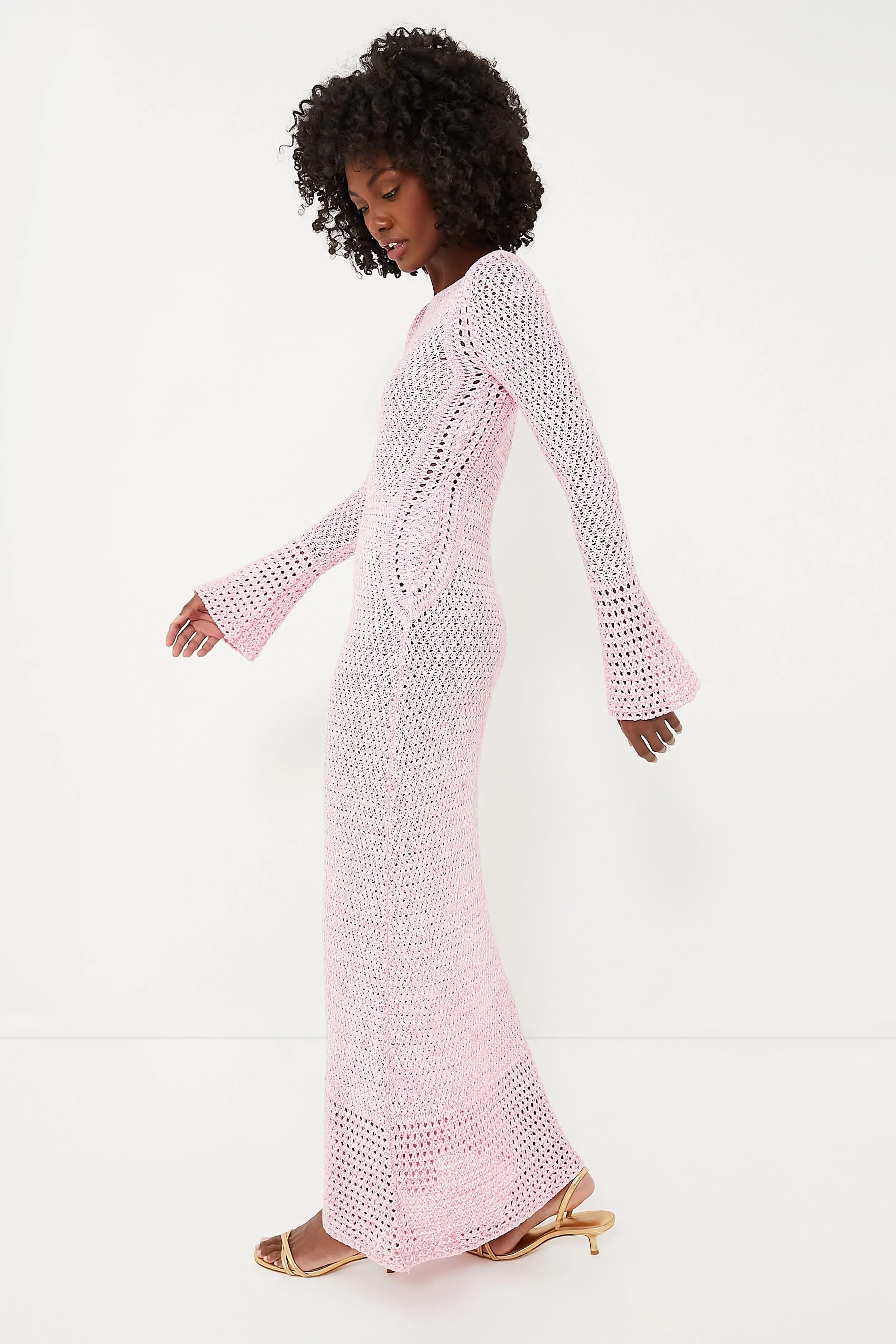 Una Crochet Maxi Dress