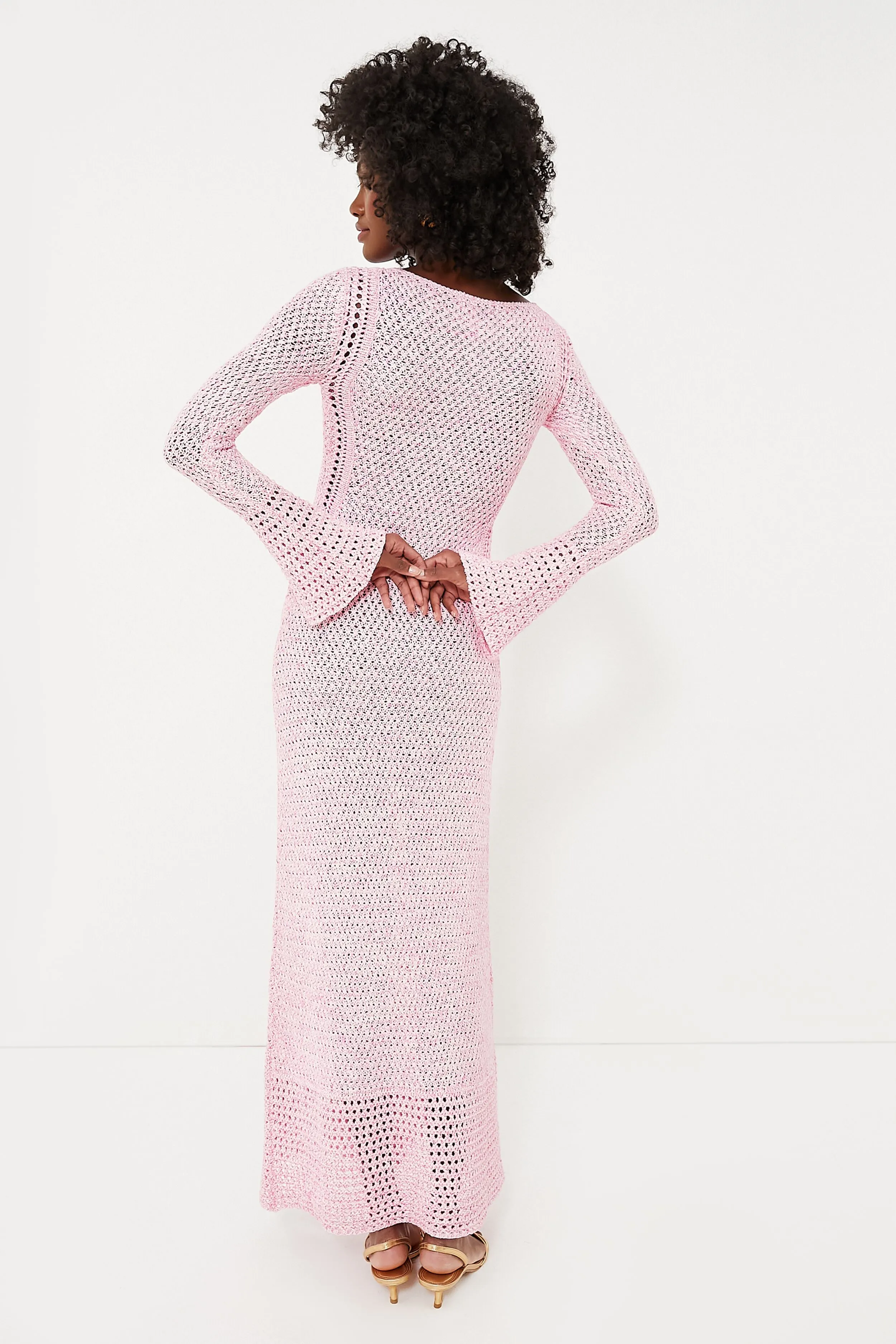 Una Crochet Maxi Dress