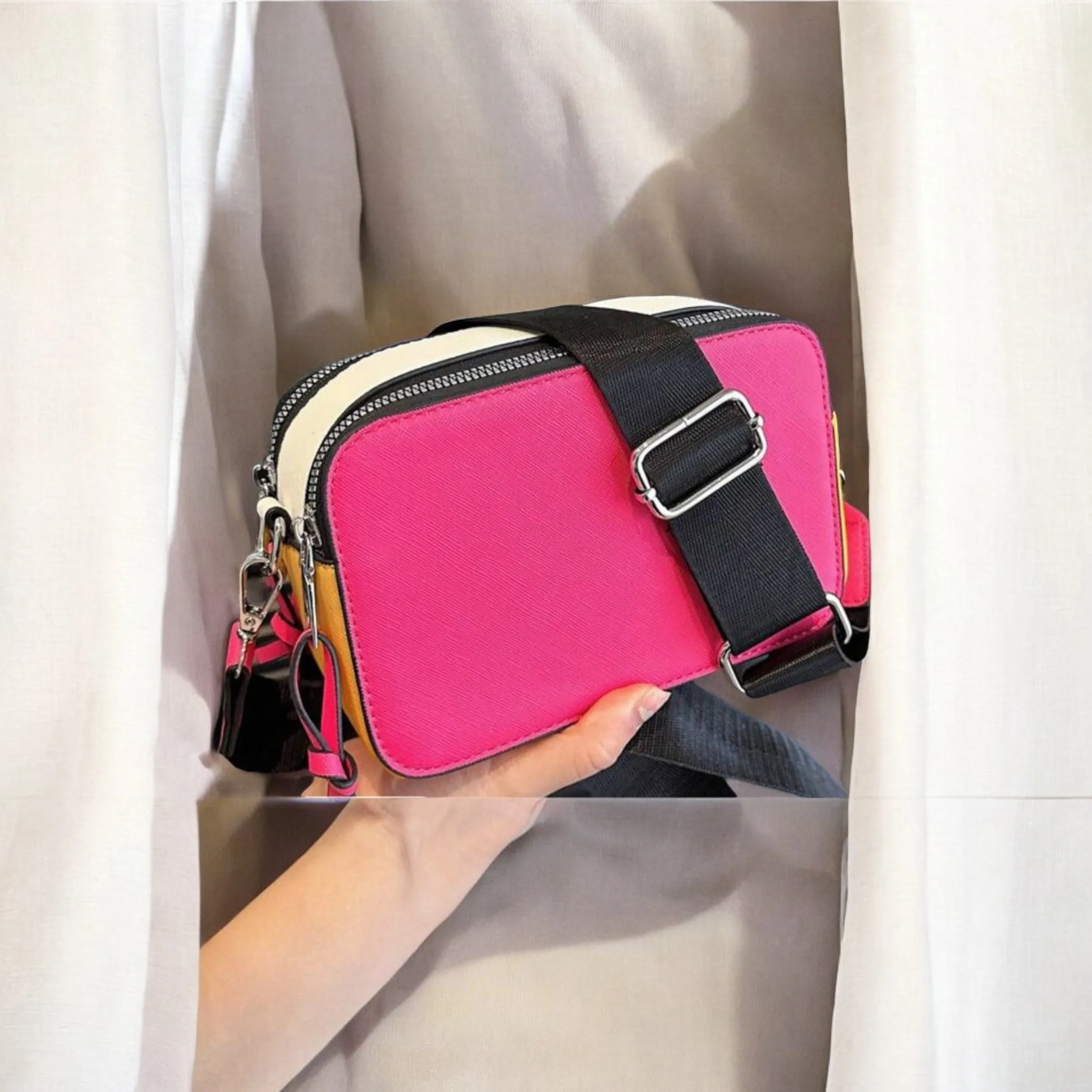 Work & Play - Trendy Color Block Bag