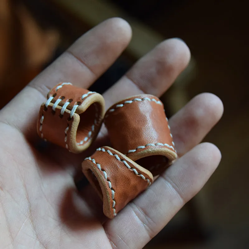 YAAGLE Vintage Leather Scarf Ring/Buckle Scarf Ring/Bandana  Ring YG1169